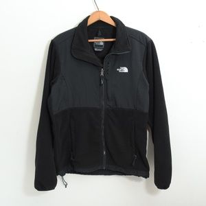 North Face Women's Denali Black Polartec Jacket Coat Size Medium